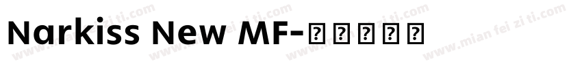 Narkiss New MF字体转换
